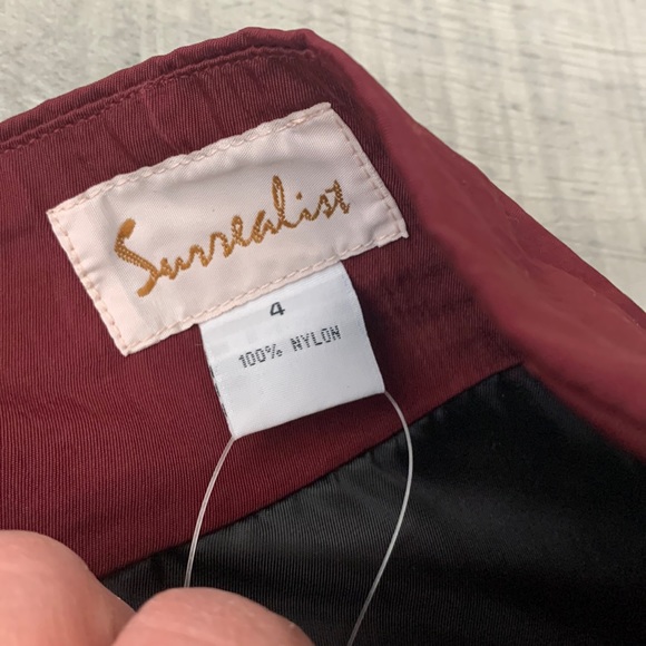 NWT Surrealist beautiful layered long skirt in plum - Picture 10 of 12